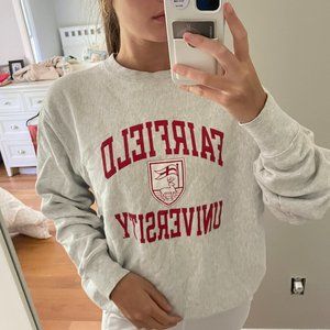 fairfield univ. champion crewneck